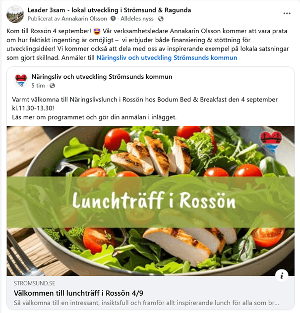 FöretagslunchRossön